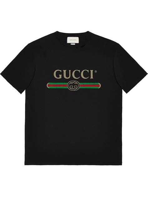 gucci tee outfit black|farfetch gucci t shirt.